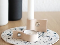 paulsvera Leather Candle Holder